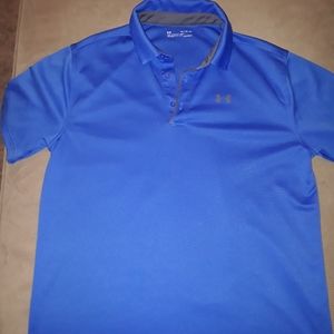 Under Armour Mens Blue Polo Shirt size xl